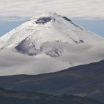 large snowy mountain