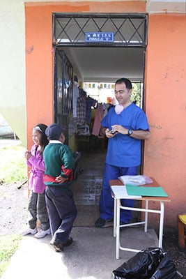 young children walking into the classroom