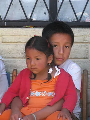 young boy and girl