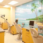 Dental suite with multiple chairs