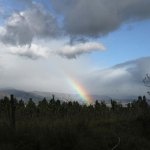 landscape photo of sky with a rainbow
