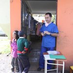 young children walking into the classroom